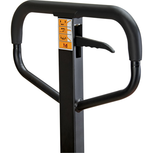 Manual Pallet Truck, Steel, 48" L x 21" W, 5500 lbs. Capacity Auto-Cam