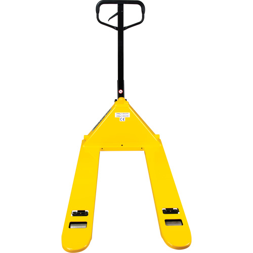 Steel Wheel Pallet Truck, Steel, 48" L x 27" W, 5500 lbs. Capacity Auto-Cam