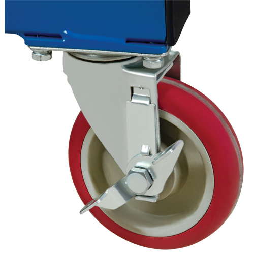 Manual Scissor Lift Table, 37-3/8" L x 23-5/8" W, Steel, 660 lbs. Capacity Auto-Cam