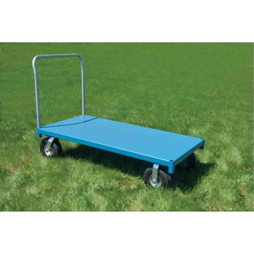 Outdoor Platform Truck, 72" L x 36" W, 1200 lbs. Capacity, Flat Free Casters Auto-Cam