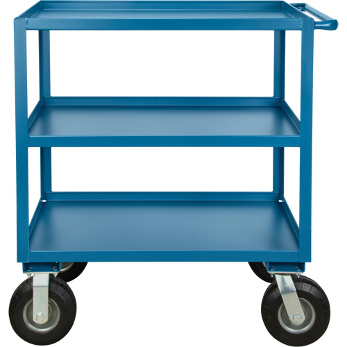 Outdoor Shelf Cart, 3 Tiers, 24" W x 39" H x 39" D, 1200 lbs. Capacity Auto-Cam