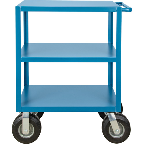 Outdoor Shelf Cart, 3 Tiers, 24" W x 39" H x 51" D, 1200 lbs. Capacity Auto-Cam