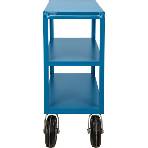 Outdoor Shelf Cart, 3 Tiers, 24" W x 39" H x 51" D, 1200 lbs. Capacity Auto-Cam