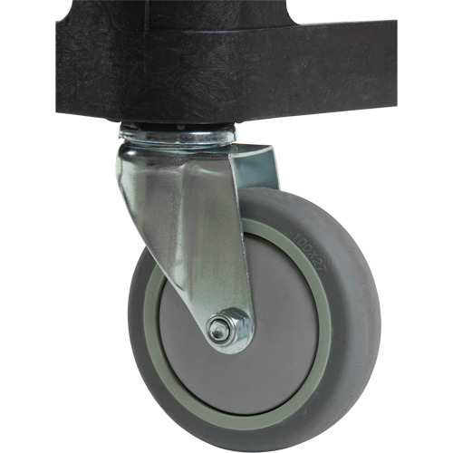 Utility Cart with Flat Shelf, 3 Tiers, 18-1/8" x 37-3/8" x 27-3/4", 330 lbs. Capacity Auto-Cam