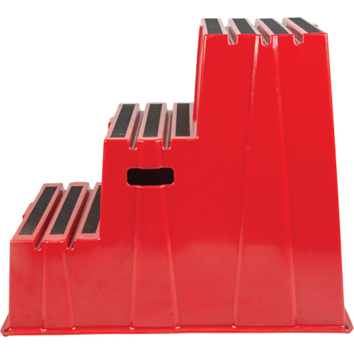 Escabeau industriel, 3 marches, 34-13/16" x 22-7/16" x Hauteur 28-1/2" Auto-Cam