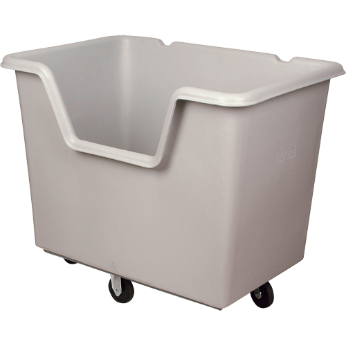Starcart Easy-Access Box Truck, Polyethylene, 46" L x 31" W x 49" H, 24 cu. ft. Volume, 900 lbs. Capacity Auto-Cam