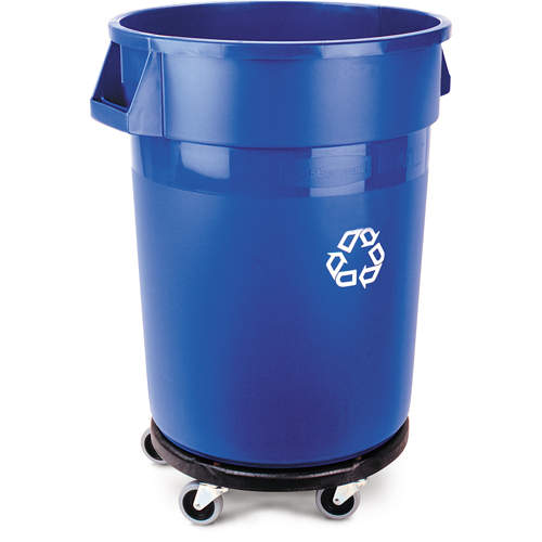 Contenant de collecte des d&eacute;chets recyclable Brute, Vrac, Plastique, 32 gal. US Auto-Cam