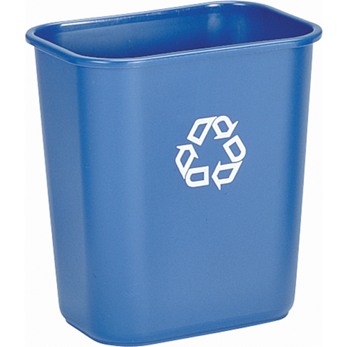 Recycling Container , Deskside, Plastic, 28-1/8 US Qt. Auto-Cam