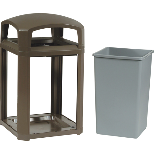 Cadre pour contenant Landmark Series Classique a/enveloppe rigide, Acier galvanis&eacute;, 35 gal. US Auto-Cam