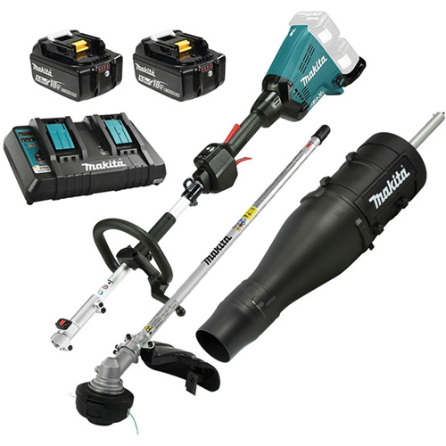 LXT 5.0 Ah Brushless Split Shaft Power Unit Kit with EM405MP Line Trimmer, Battery Powered, 36 V Auto-Cam
