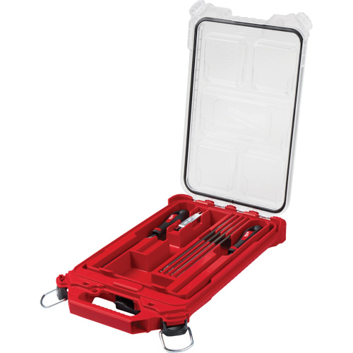 Ensemble pour affûtage de chaîne de scie de 9 morceaux, avec organisateur PACKOUT compact et &agrave; profil bas, 6 pi&egrave;ces Auto-Cam