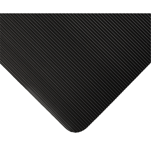 Standard Mat No.381, Ergonomic, 4' x 105' x 1/8", Black Auto-Cam