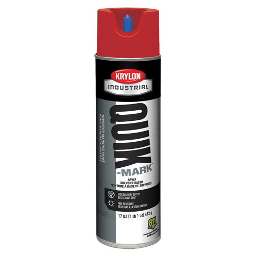 Peinture de marquage industrielle invers&eacute;e &agrave; base de solvant Quik-Mark, 17 oz, Canette a&eacute;rosol Auto-Cam