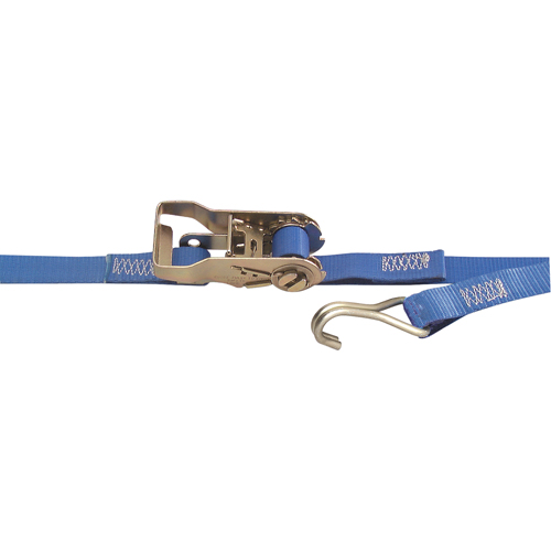 Heavy-Duty Utility Straps, Wire Hook, 1" W x 13' L, 167 lbs. (76 kg) Working Load Limit Auto-Cam