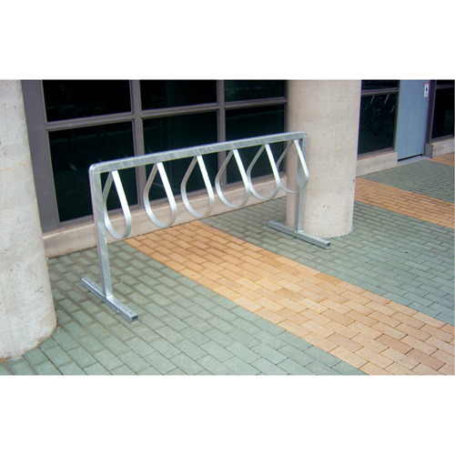 Support pour bicyclettes Style, Acier galvanis&eacute;, 12 bicyclettes Auto-Cam