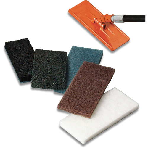 Tampon de r&eacute;curage et de d&eacute;capage Scrub n Strip Doodlebug, 10" lo x 4-6/10" la Auto-Cam