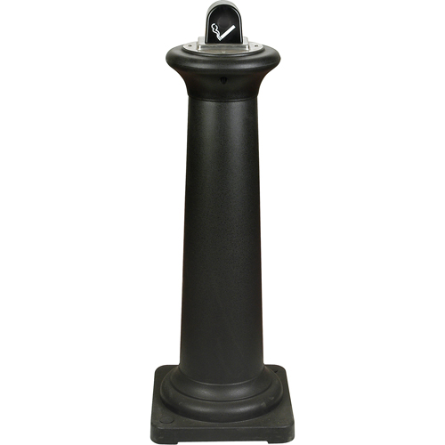 Groundskeeper Tuscan Cigarette Waste Collector, Free-Standing, Metal, 1 US gal. Capacity, 38-1/2" Height Auto-Cam