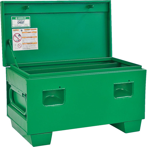 Chest Box, 36" W x 19" D x 17" H, Green Auto-Cam