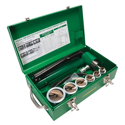 Hydraulic Knockout Punch Set Auto-Cam