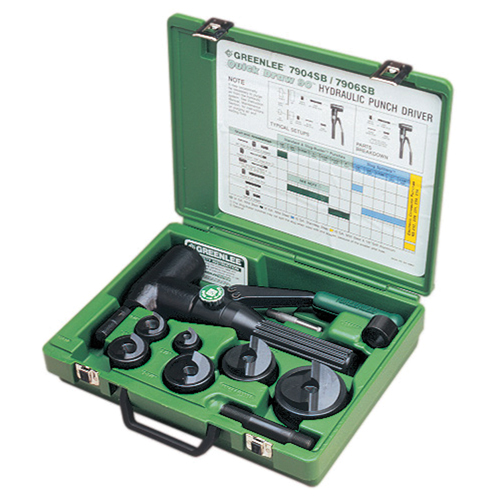 Ensemble de poinçonnage hydraulique Quick Draw 90 avec poinçons SlugBuster Auto-Cam