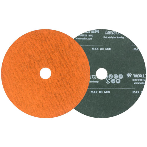 Coolcut XX Sanding Disc, Aluminum Oxide/Ceramic, 24, 5" Dia x 7/8" Arbor Auto-Cam