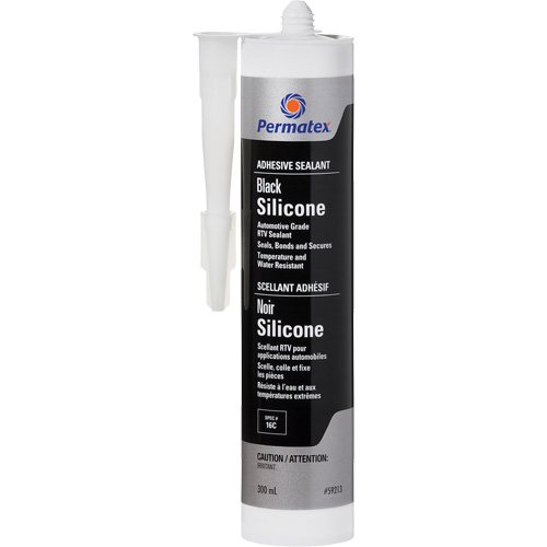 Scellant adh&eacute;sif RTV, 300 ml, Cartouche, Noir Auto-Cam