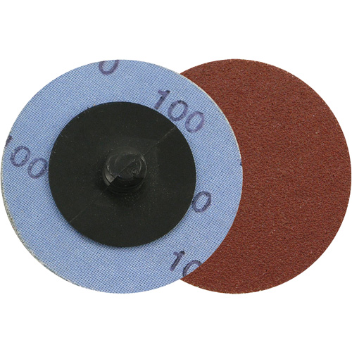 Disque de ponçage &agrave; support en tissu, 2" dia., Grain A180, Oxyde d'aluminium Auto-Cam