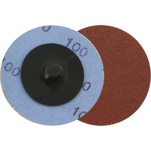 Disque de ponçage &agrave; support en tissu, 2" dia., Grain A240, Oxyde d'aluminium Auto-Cam