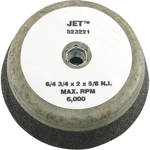 Resin Bond Cup Wheel, 4" x 2", 5/8"-11NC Arbor, Type 11 Auto-Cam
