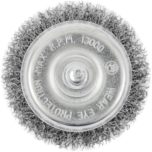 Shaft Mounted Crimped Cup Brush Auto-Cam