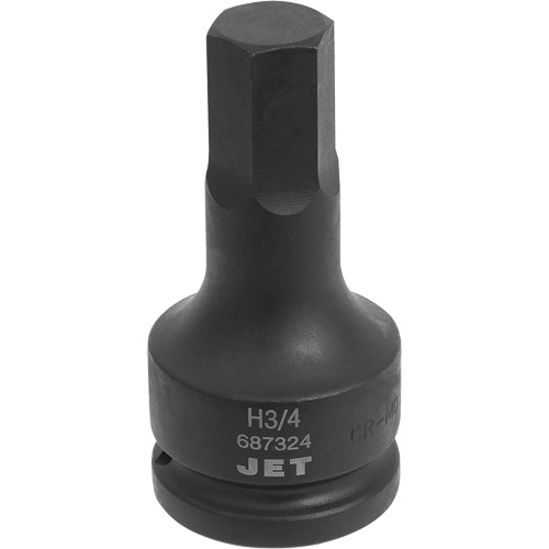 Impact Bit Socket, Hex, 3/4" x 3/4" Drive Auto-Cam