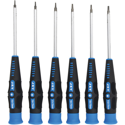Jeu de tournevis de pr&eacute;cision Torx, 6 Auto-Cam