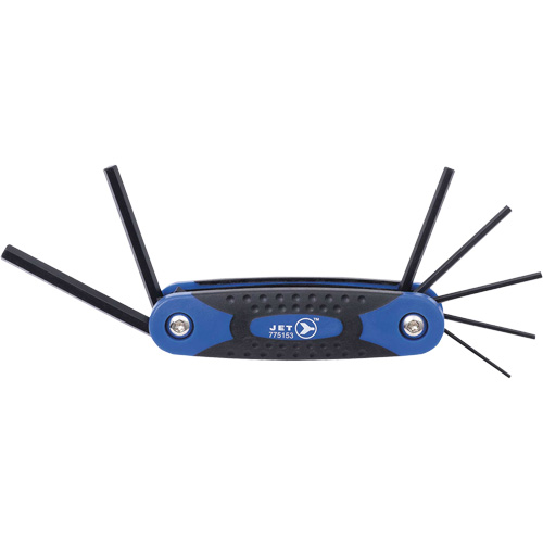 JFHK-7M Folding Hex Key Set, 7 Pcs., Metric Auto-Cam