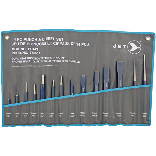 Punch & Chisel Set, 14 Pieces Auto-Cam