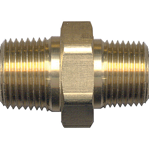 Mamelon hexagonal, Laiton, 3/4" x 1/2", NPT x NPT Auto-Cam