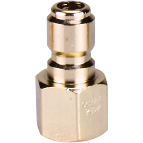 3/8" Female Plated Steel Quick Disconnect Plug Auto-Cam
