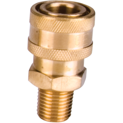 1/4" Male Brass Quick Disconnect Sockets Auto-Cam