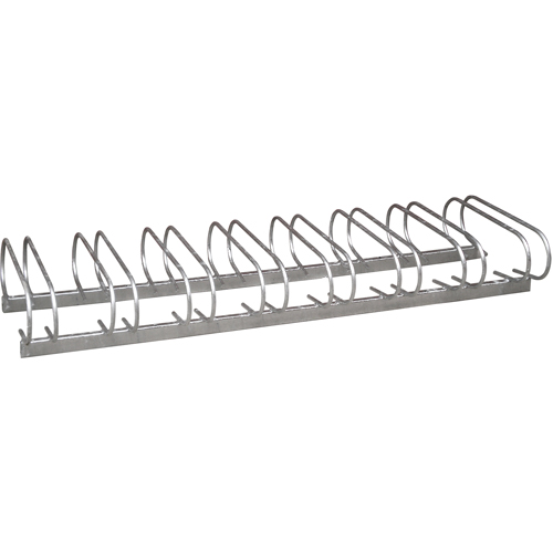 Support pour bicyclettes Style, Acier galvanis&eacute;, 8 bicyclettes Auto-Cam
