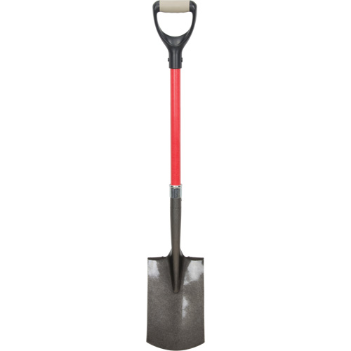 Pelles robustes, Fibre de verre, Lame Acier au carbone, Manche en Prise en D, Longueur 30-1/2" Auto-Cam