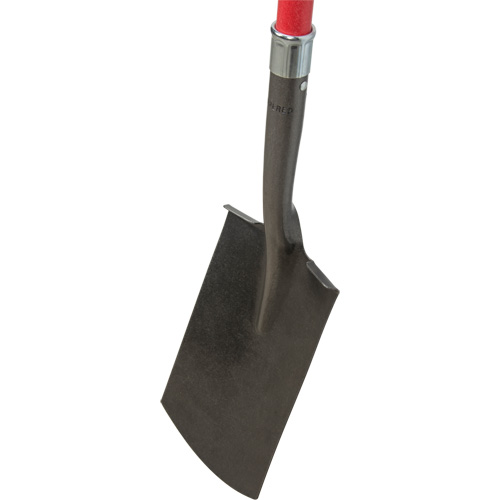 Pelles robustes, Fibre de verre, Lame Acier au carbone, Manche en Prise en D, Longueur 30-1/2" Auto-Cam