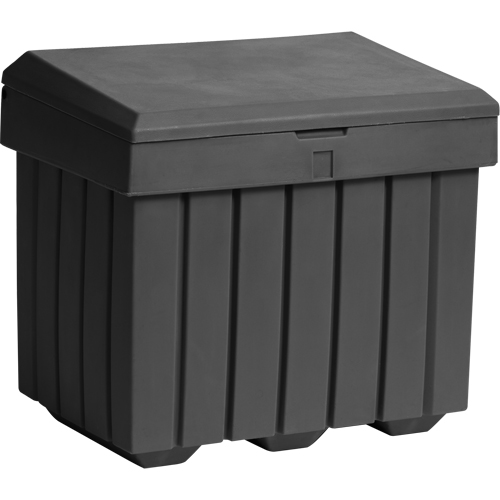 Conteneur d'entreposage &eacute;conomique pour sel/sable, 32" x 23" x 27-1/2", 10 pi³, Gris Auto-Cam