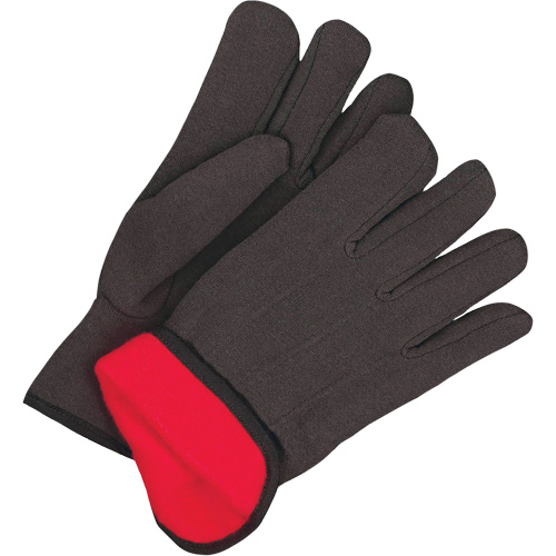 Gants en jersey classiques, Taille unique, Noir, Molleton rouge, &agrave; enfiler Auto-Cam