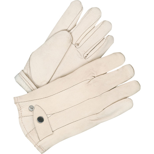 Classic Roper Gloves, 10, Grain Cowhide Palm, Fleece Inner Lining Auto-Cam