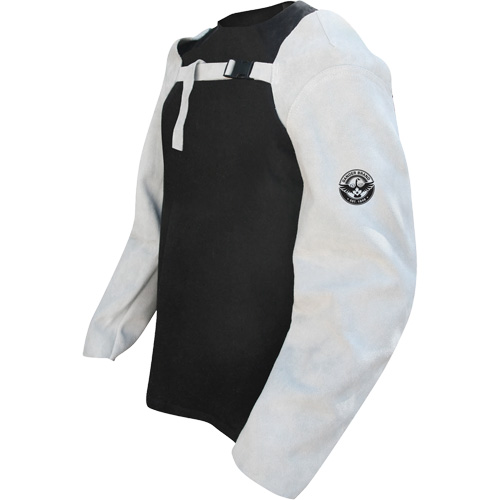 Leather Welding Sleeves, 24" L, Pearl Grey Auto-Cam