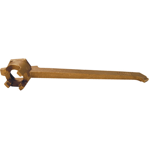 Drum Plug Wrench, 12" Handle, Bronze Auto-Cam