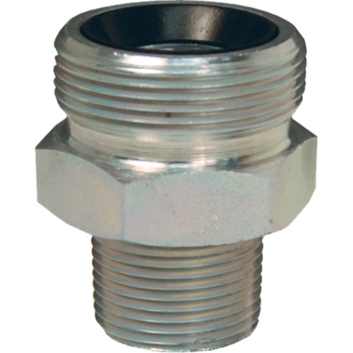 Boss Ground Joint Spud, Iron, 2", Male NPT Auto-Cam
