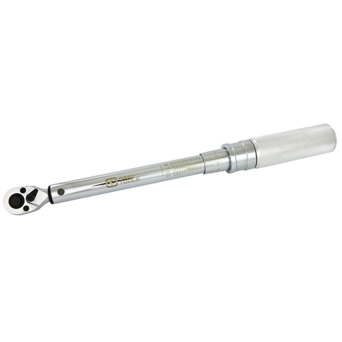 Cl&eacute; dynamom&eacute;trique &agrave; microm&egrave;tre robuste, &agrave; cliquer, Entraînement 1/4" carr&eacute;, 30 - 250 lb-po Auto-Cam
