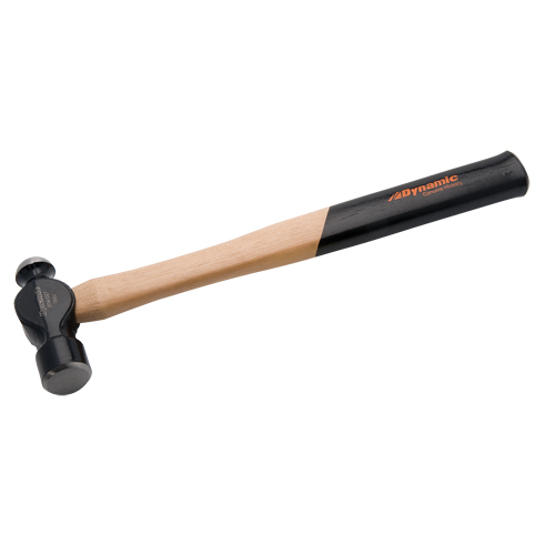 Ball Pein Hammer, 8 oz. Head Weight, Polished Face, Wood Handle Auto-Cam