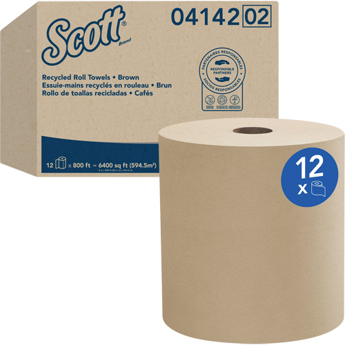 Scott&reg; Universal Hard Roll Towels, 1 Ply, Standard, 800' L Auto-Cam