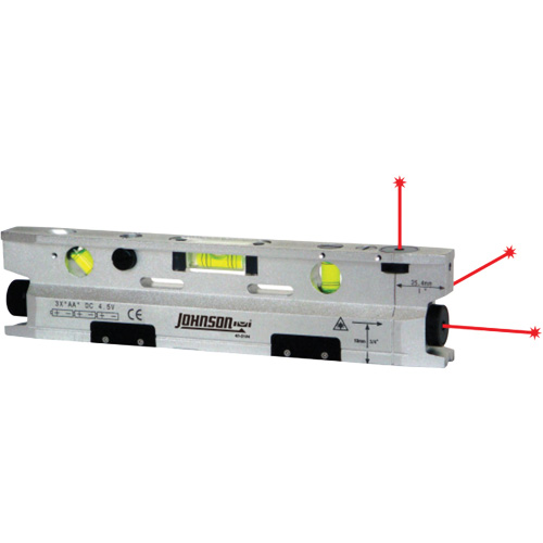 Niveau torpille &agrave; laser aimant&eacute; Auto-Cam